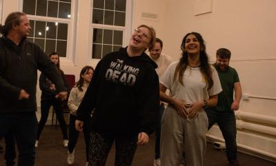 Phoenix Players Rehearsing A Song For Aladdin